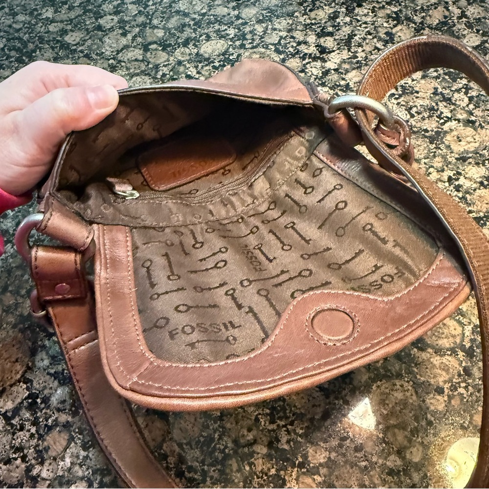 Fossil Women's Multicolor Patchwork Leather Bag - image 11